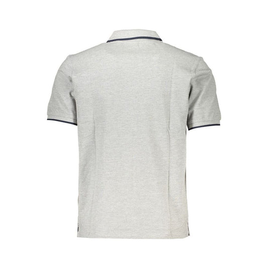 North Sails Gray Cotton Polo Shirt