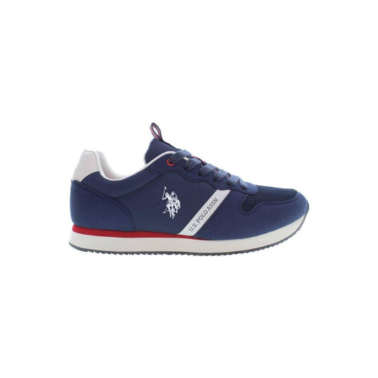 U.S. POLO ASSN. Sleek Blue Lace-Up Sports Sneakers U.S. POLO ASSN.