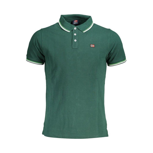 Norway 1963 Elegant Green Polo with Contrasting Accents Norway 1963