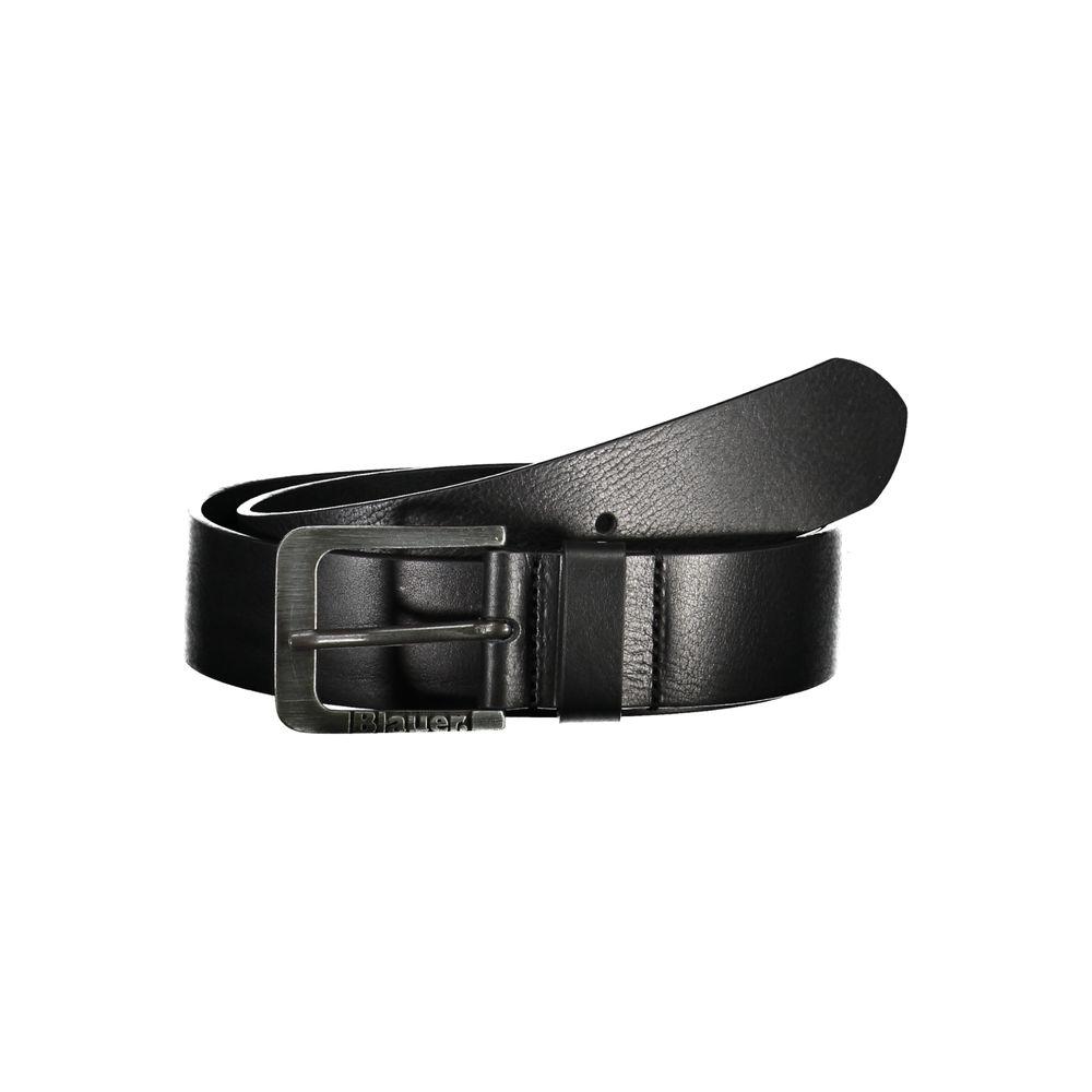 Blauer Elegant Iron Leather Belt with Metal Buckle Blauer