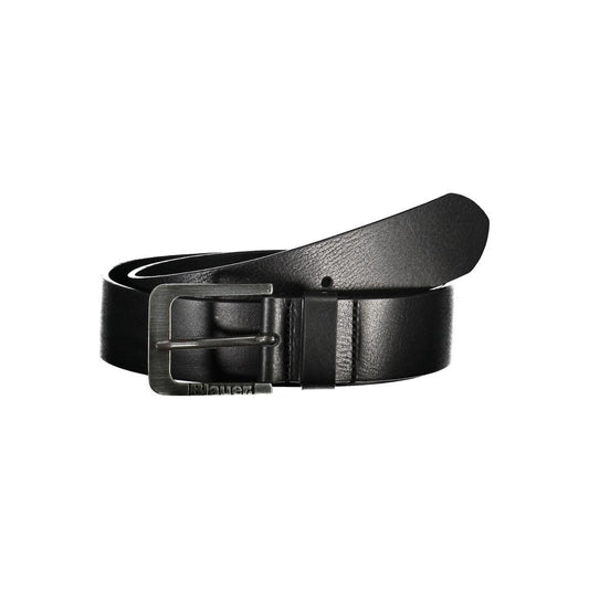 Blauer Elegant Iron Leather Belt with Metal Buckle Blauer