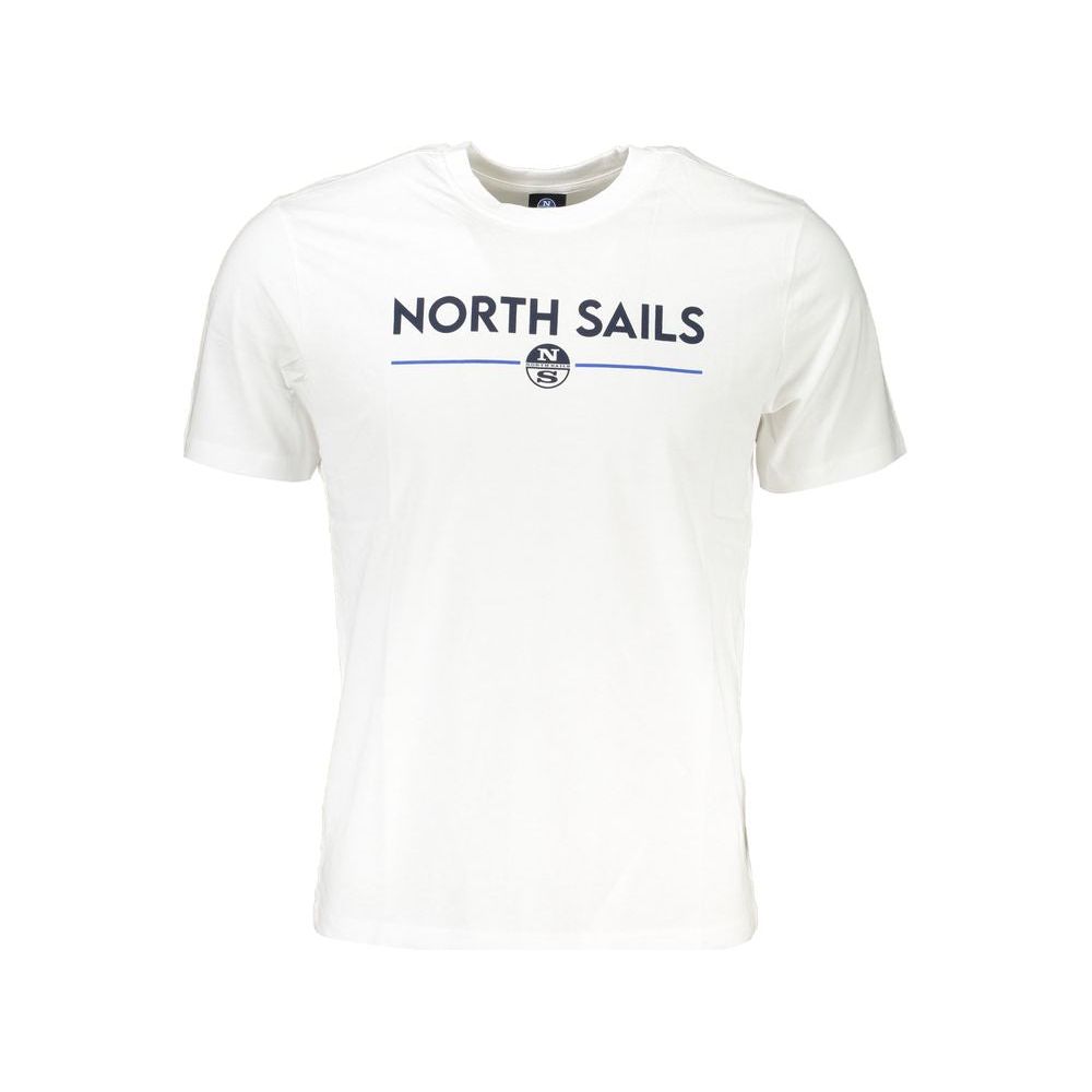 North Sails White Cotton T-Shirt MAN T-SHIRTS North Sails