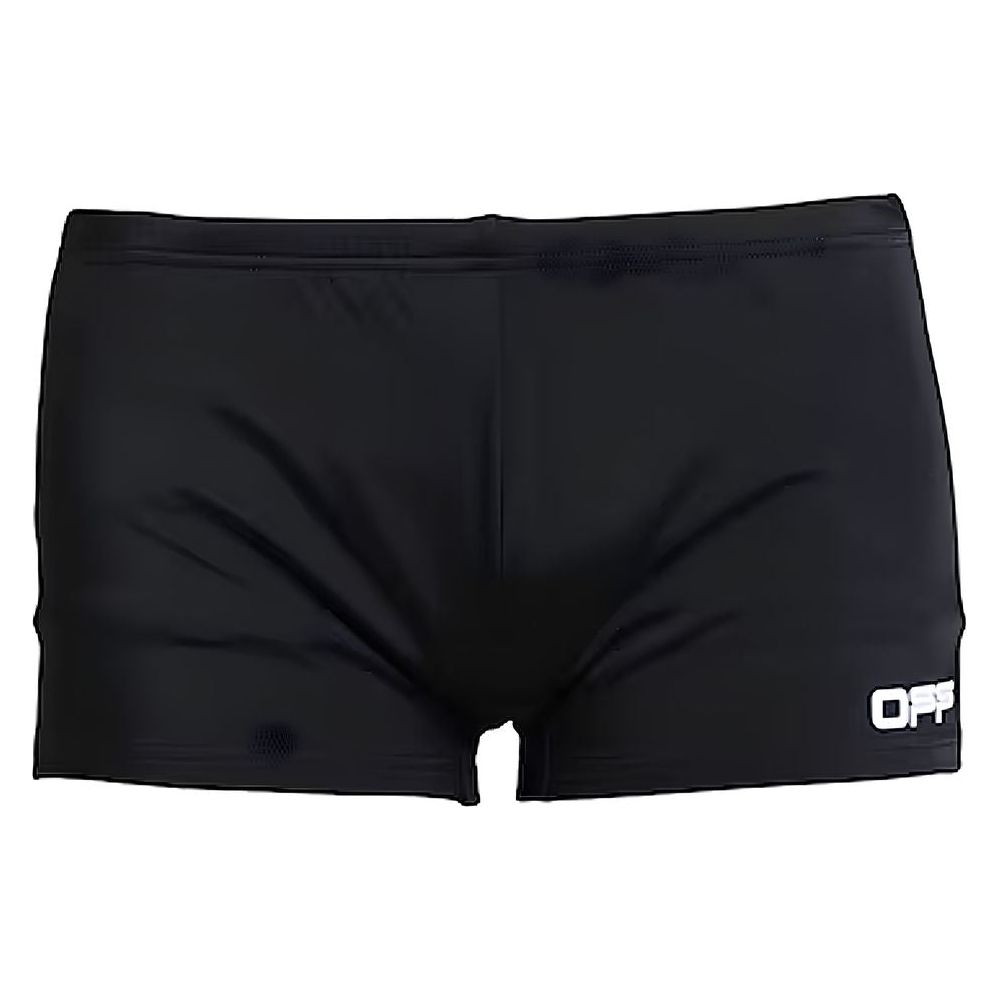 Off-White Black Nylon Men's Swim Trunk Off-White