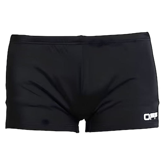 Off-White Black Nylon Swimwear Off-White