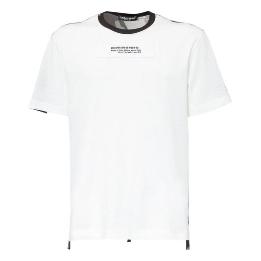 Dolce & Gabbana White Cotton T-Shirt