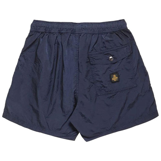 Refrigiwear Blue Nylon Men Swim Trunks Refrigiwear