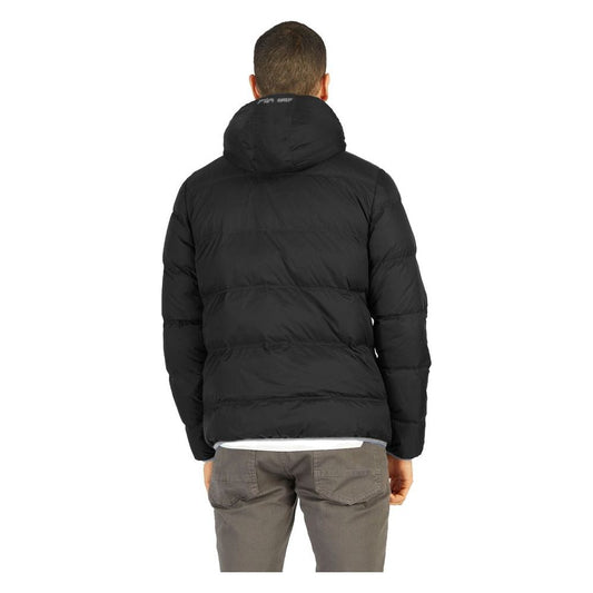 La Martina Black Nylon Men's Jacket La Martina