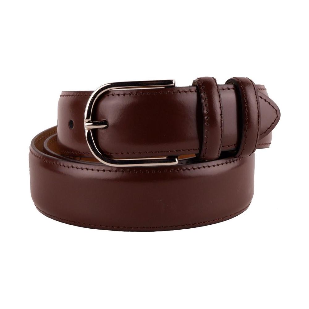 Made in Italy Elegant Milano Leather Belt Quartet Made in Italy