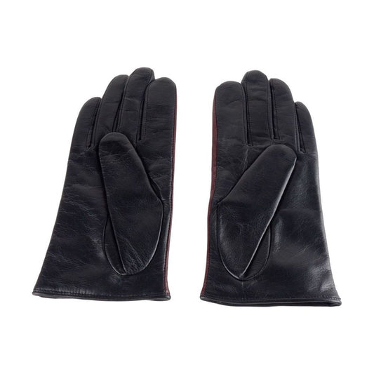 Cavalli Class Red Lambskin Women Glove Cavalli Class