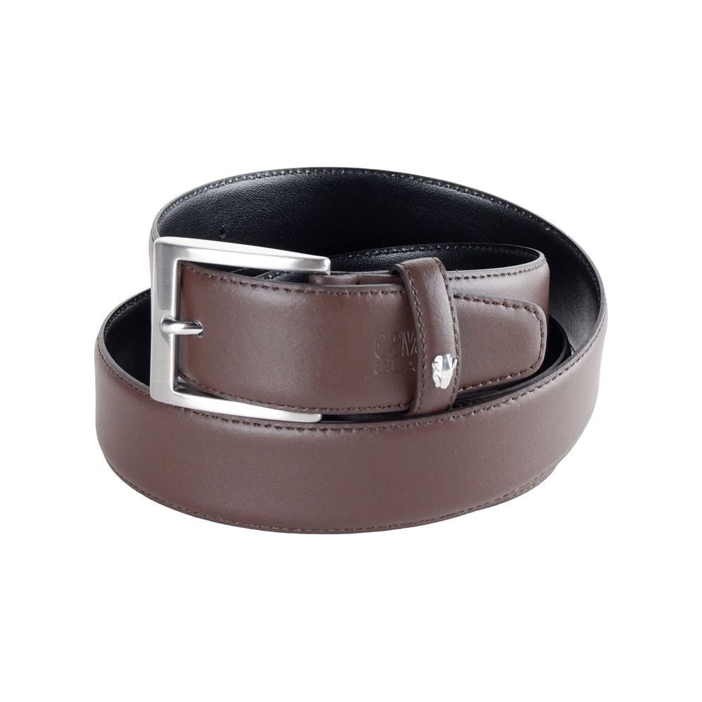 Cavalli Class Elegant Reversible Leather Belt - Dual Tone MAN BELTS Cavalli Class