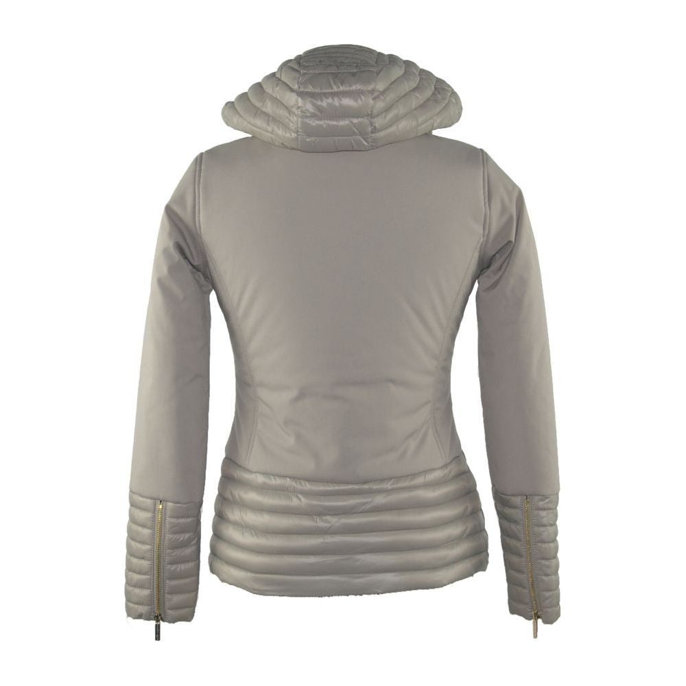 Maison Espin Champagne Elegance: Sleek Down Jacket Maison Espin