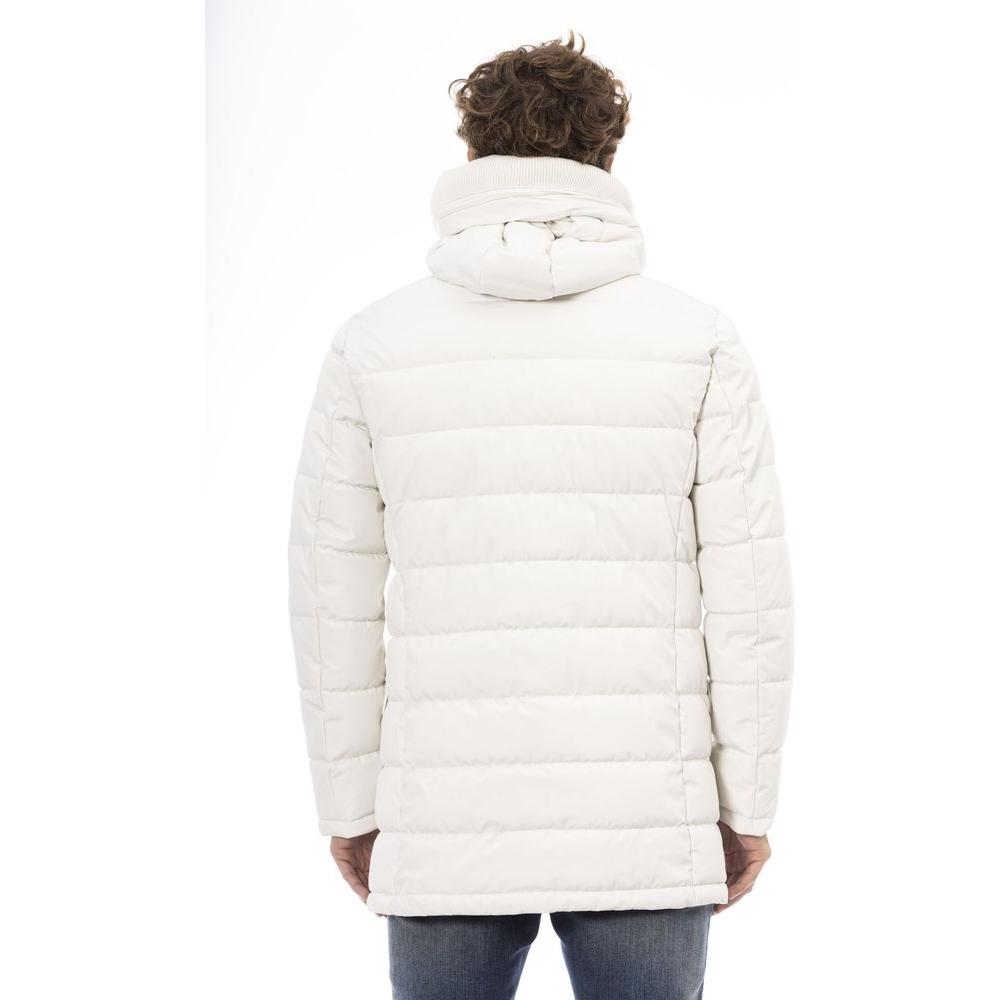 Baldinini Trend White Polyester Men's Jacket Baldinini Trend