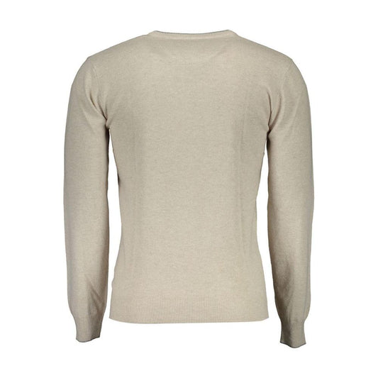 U.S. POLO ASSN. Beige Slim Wool-Cashmere Blend Sweater U.S. POLO ASSN.