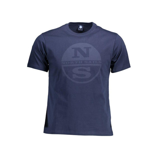 North Sails Chic Blue Nautical Print Tee for Men North Sails