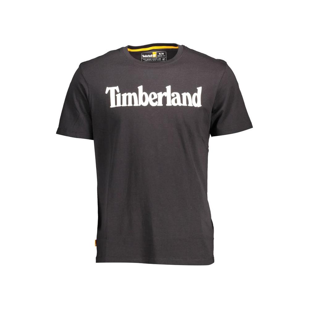 Timberland Eco-Conscious Cotton Tee in Sleek Black Timberland