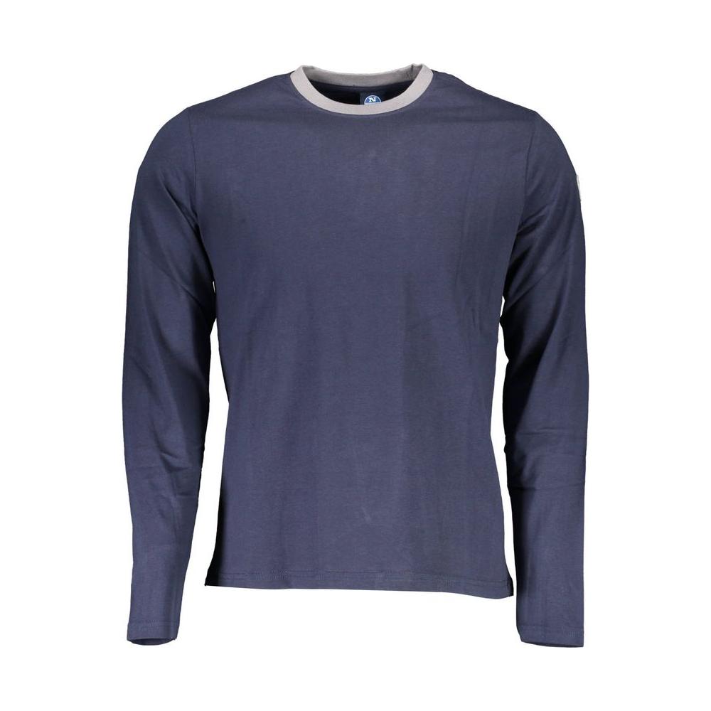 North Sails Chic Blue Contrast Detail Long Sleeve Tee North Sails