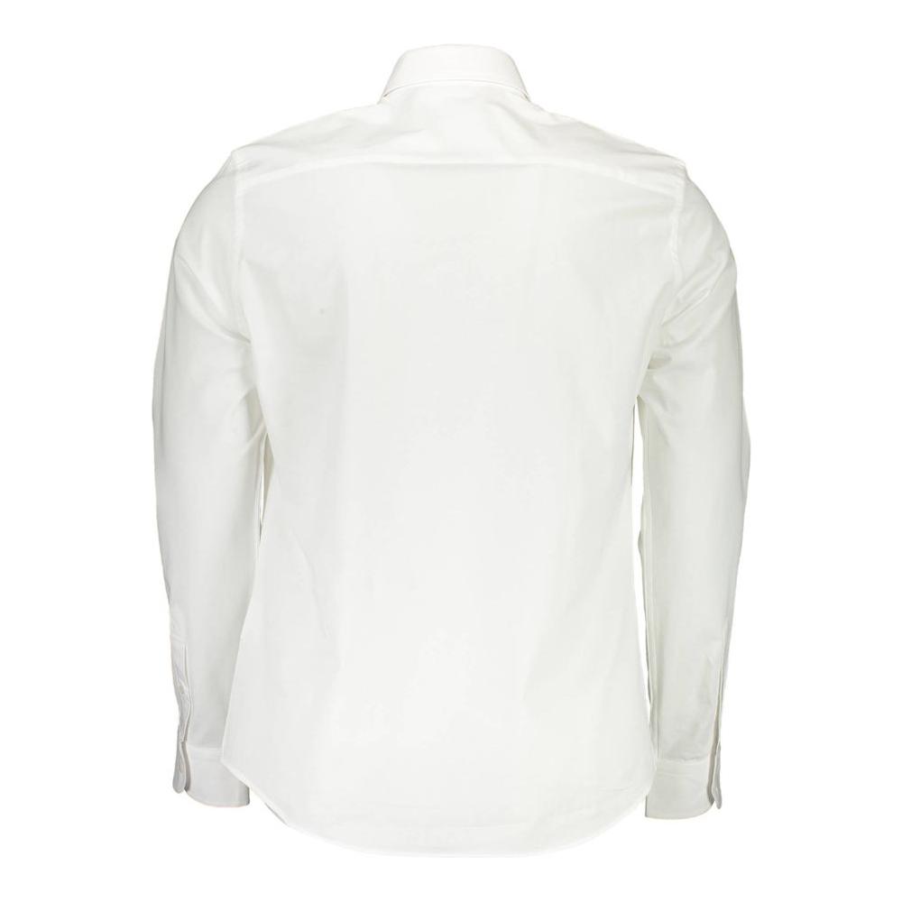 North Sails Elegant White Stretch Cotton Shirt North Sails