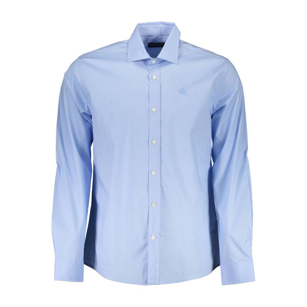 North Sails Elegant Light Blue Long Sleeve Shirt North Sails