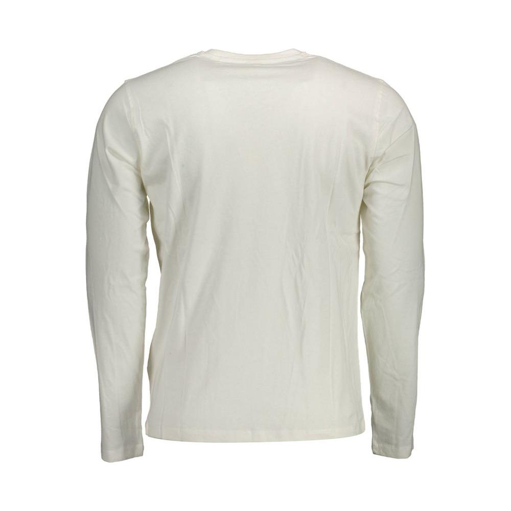 U.S. POLO ASSN. Elegant White Cotton Round Neck Tee U.S. POLO ASSN.