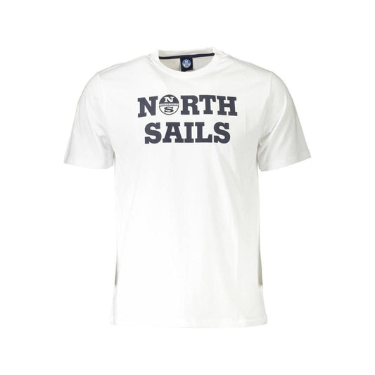 North Sails White Cotton Men TShirt North Sails