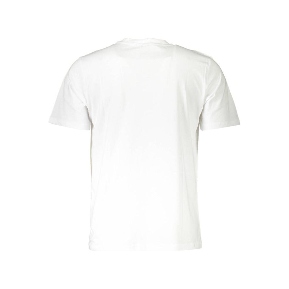 North Sails Elegant White Round Neck Tee with Print North Sails