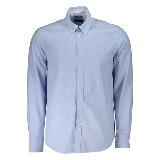 North Sails Elegant Light Blue Cotton Shirt for Men North Sails