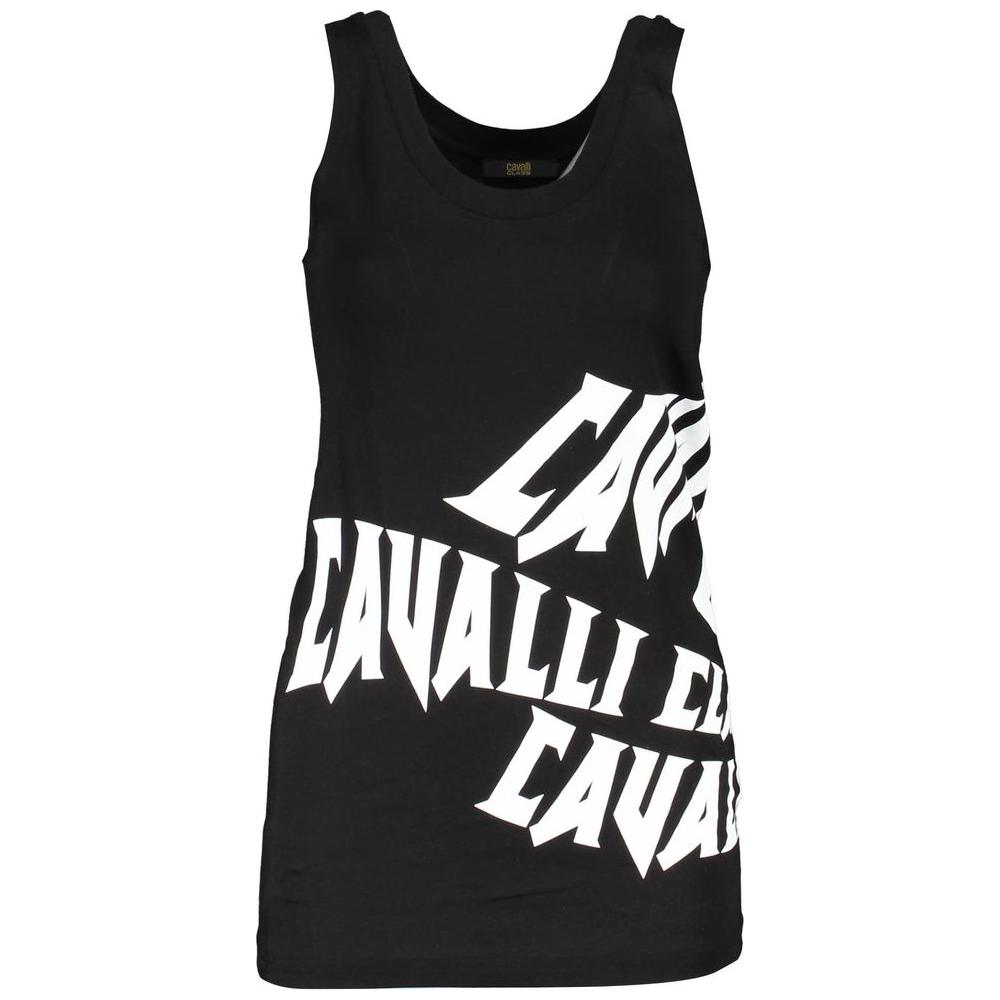 Cavalli Class Chic Wide-Shouldered Printed Tank Top Cavalli Class