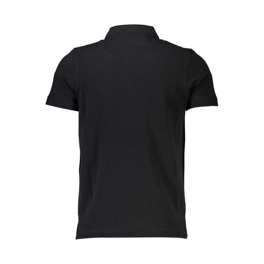 Cavalli Class Elegant Short-Sleeve Polo Shirt in Classic Black Cavalli Class