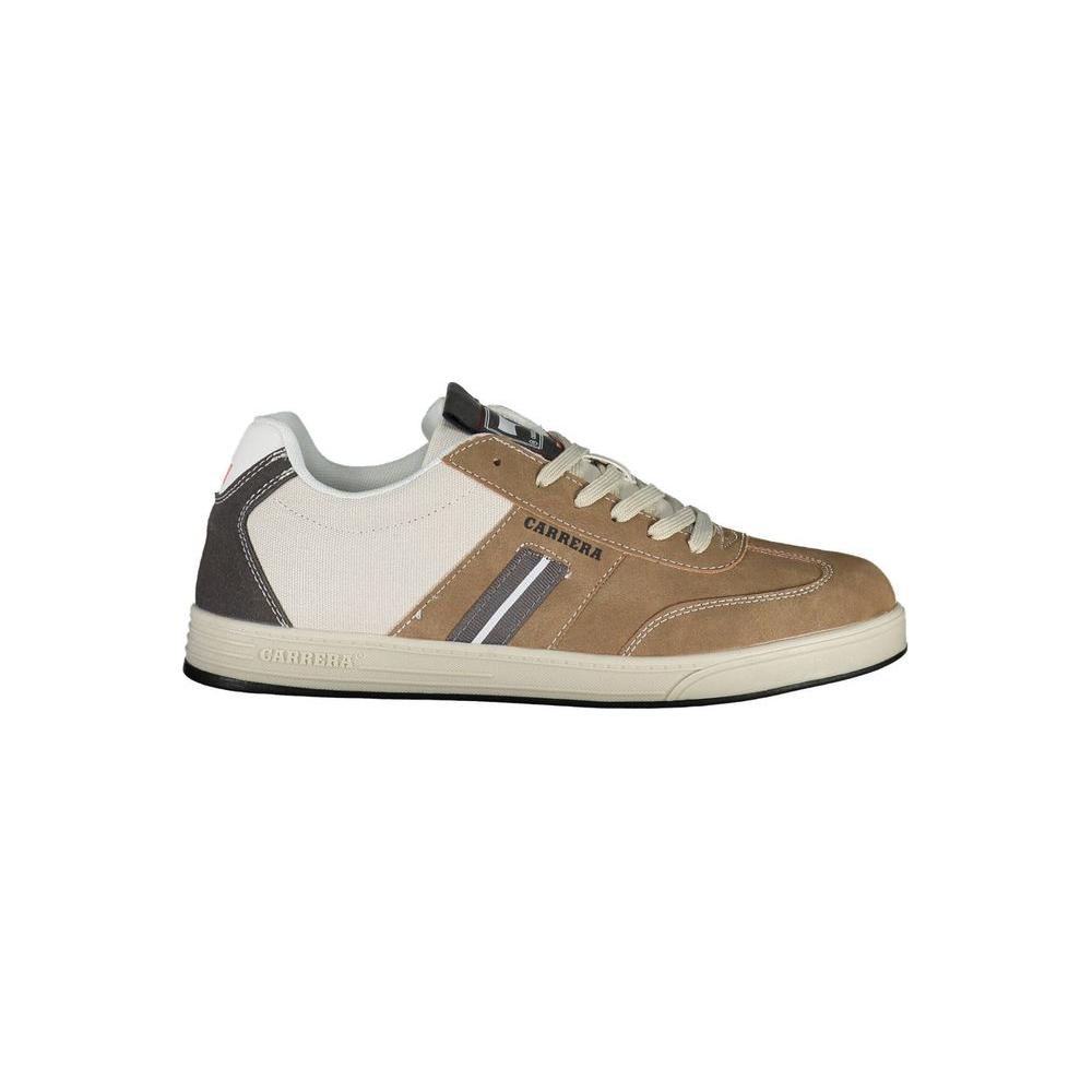 Carrera Sleek Brown Sneakers with Contrasting Details Carrera