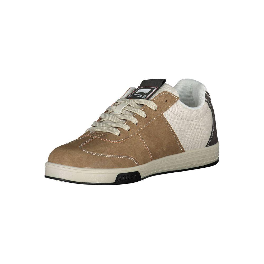 Carrera Sleek Brown Sneakers with Contrasting Details Carrera