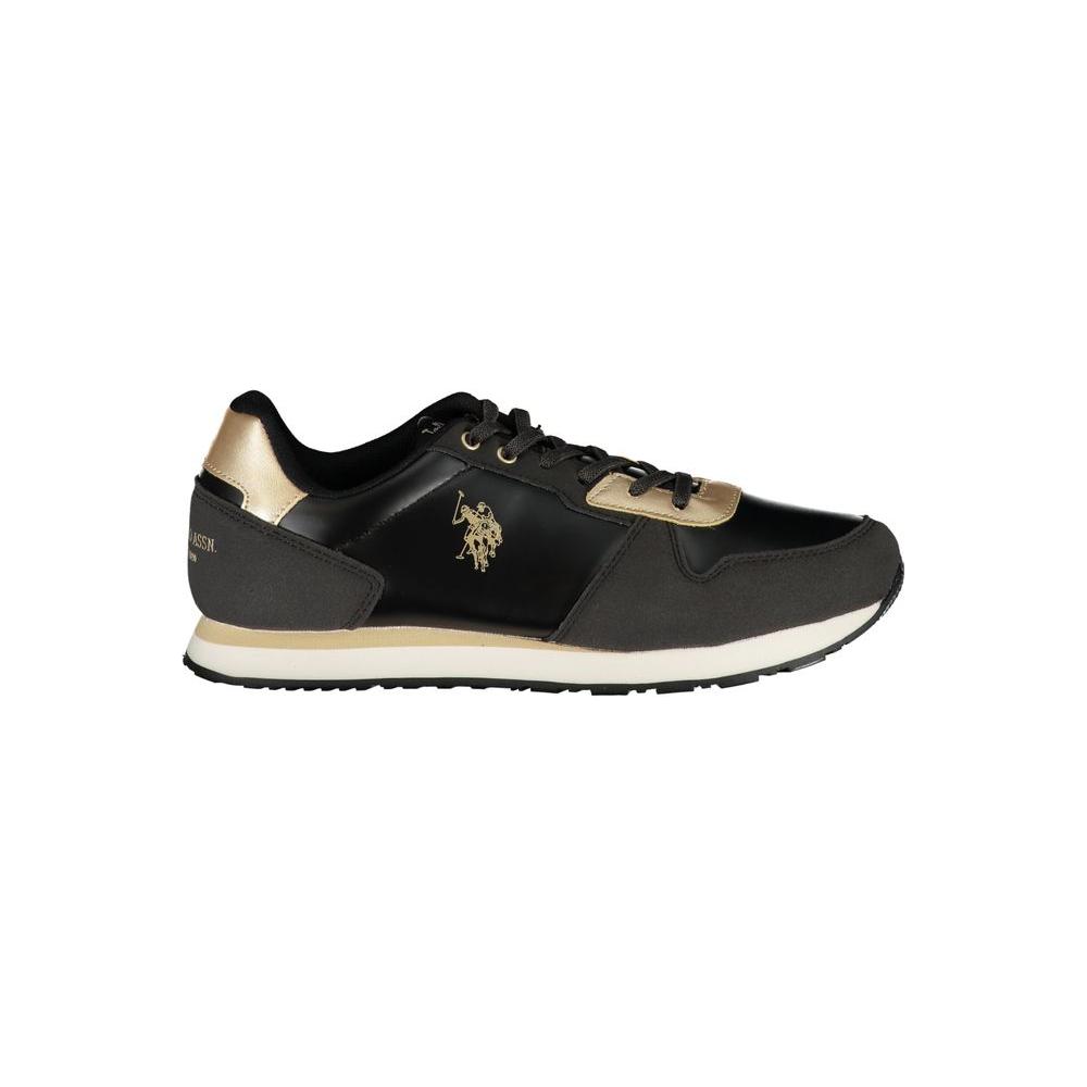 U.S. POLO ASSN. Black Polyester Sneaker U.S. POLO ASSN.