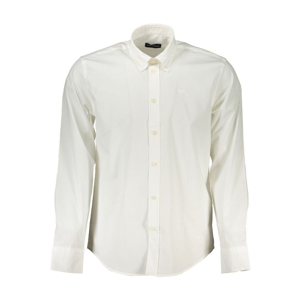 North Sails Elegant Long-Sleeved White Shirt - Regular Fit North Sails