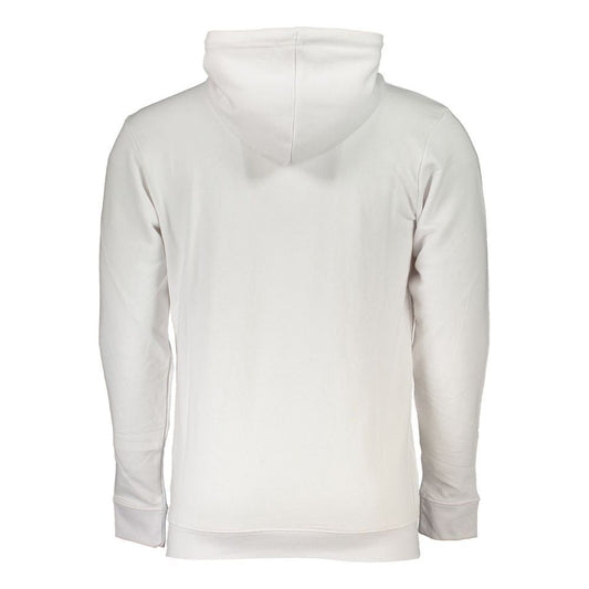 Cavalli Class Elegant Hooded Sweatshirt in White Cavalli Class