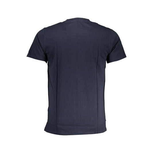 Cavalli Class Blue Cotton T-Shirt Cavalli Class