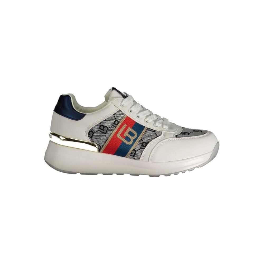 Laura Biagiotti White Polyester Sneaker Laura Biagiotti