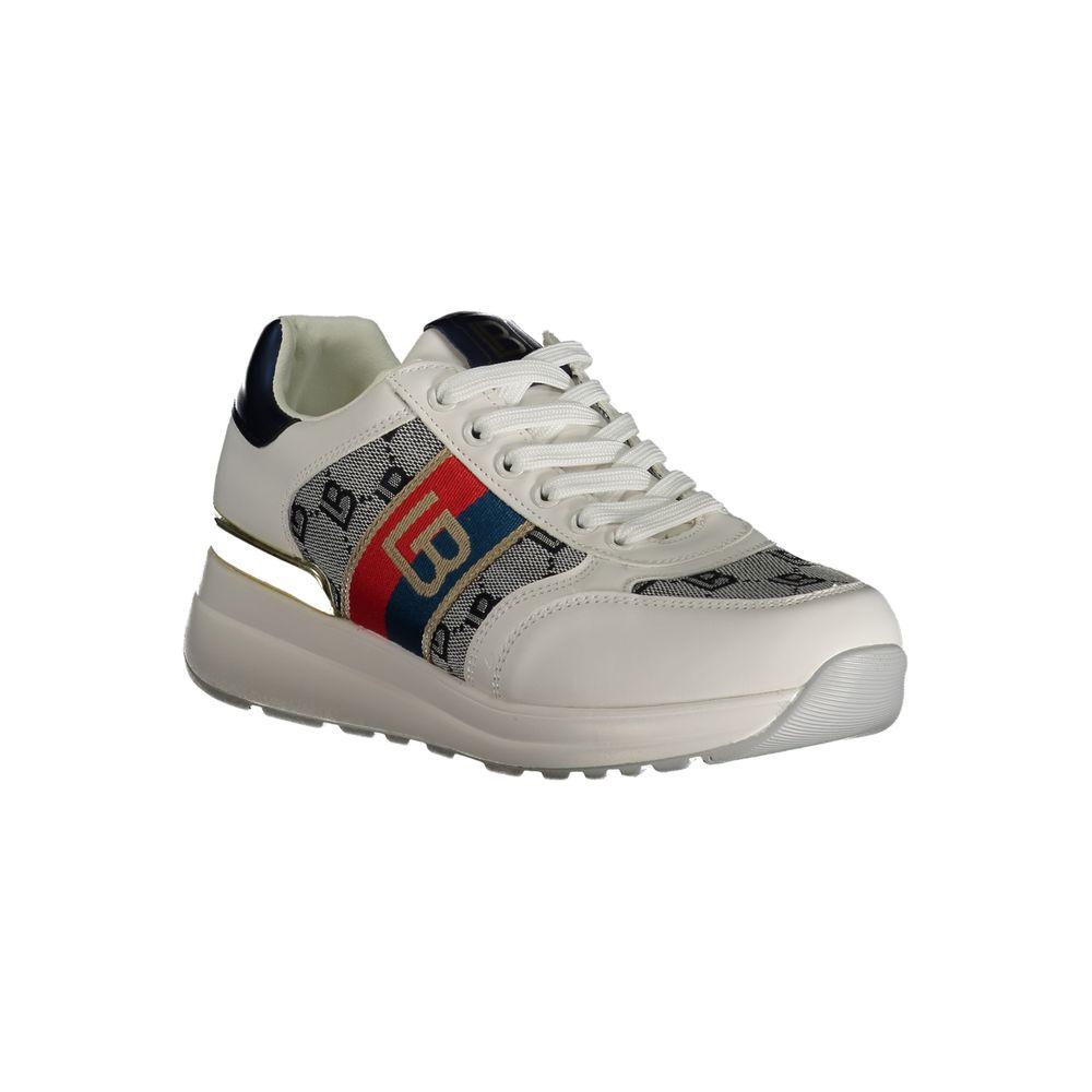 Laura Biagiotti White Polyester Sneaker Laura Biagiotti