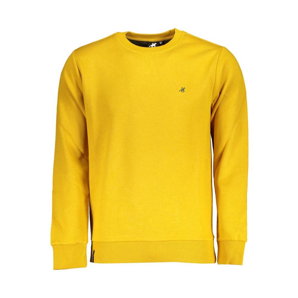 U.S. Grand Polo Yellow Cotton Sweater U.S. Grand Polo