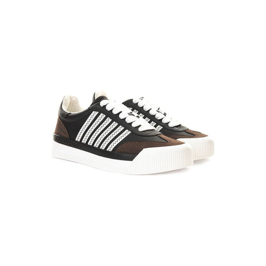 Dsquared² Black Leather Sneakers Dsquared²