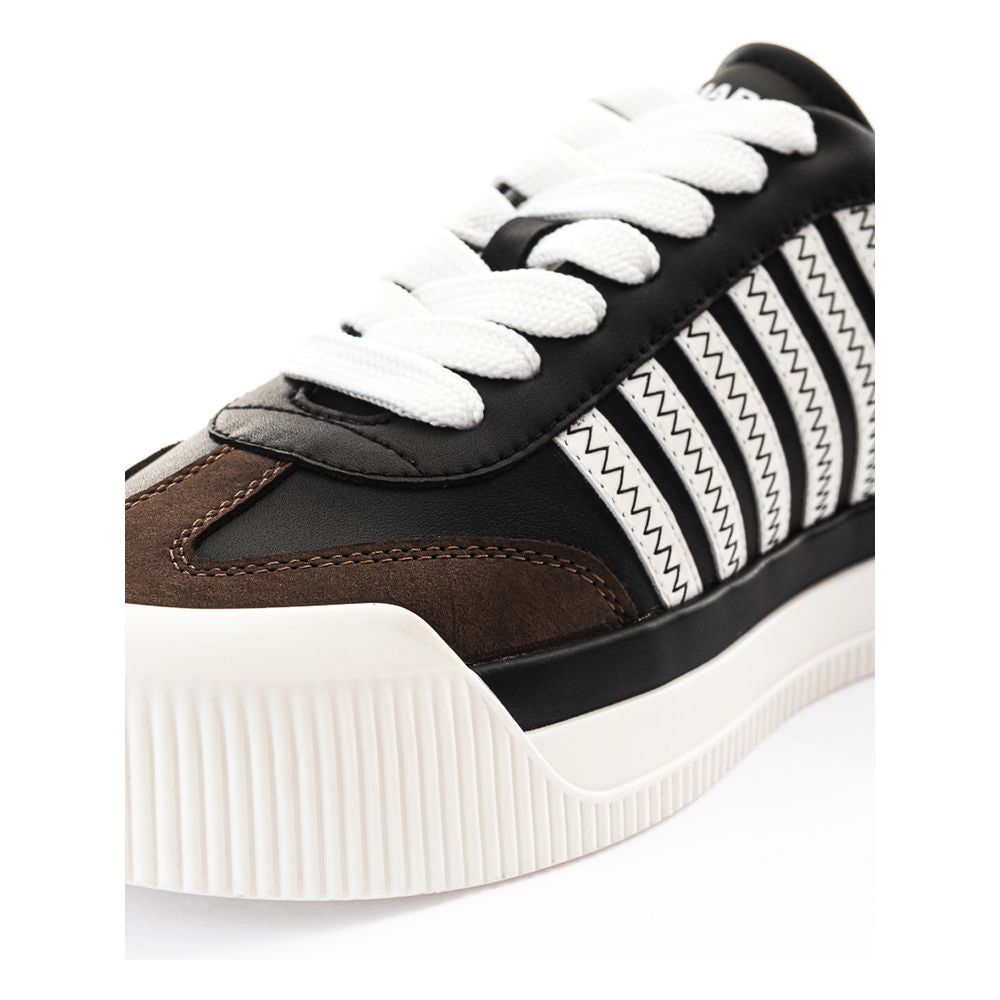 Dsquared² Black Leather Sneakers Dsquared²