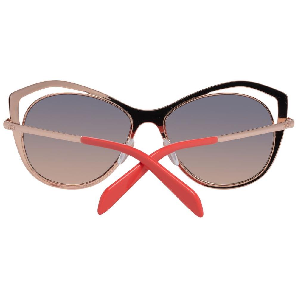 Rose Gold Women Sunglasses Emilio Pucci