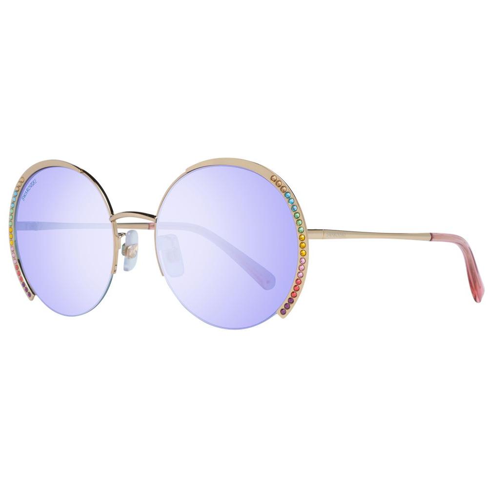 Gold Women Sunglasses Swarovski