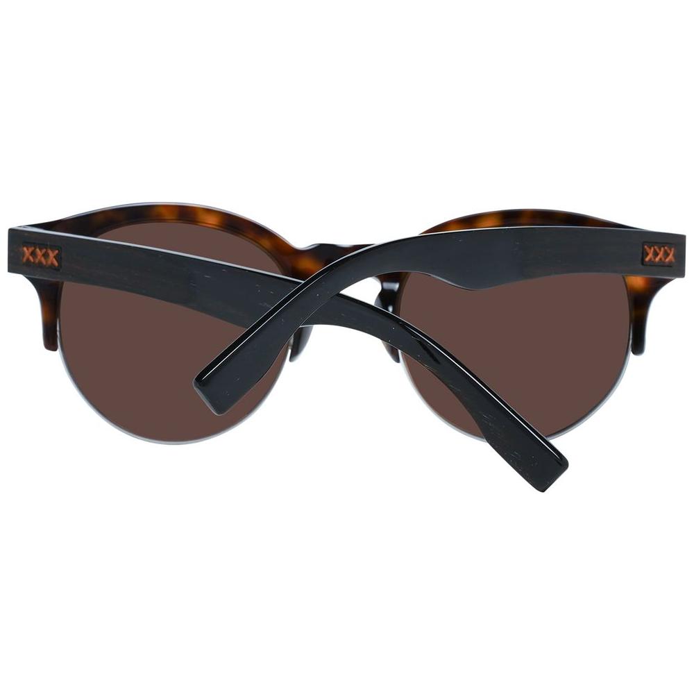 Zegna Couture Brown Men Sunglasses Zegna Couture