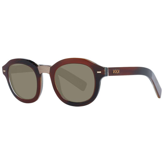 Brown Men Sunglasses Ermenegildo Zegna