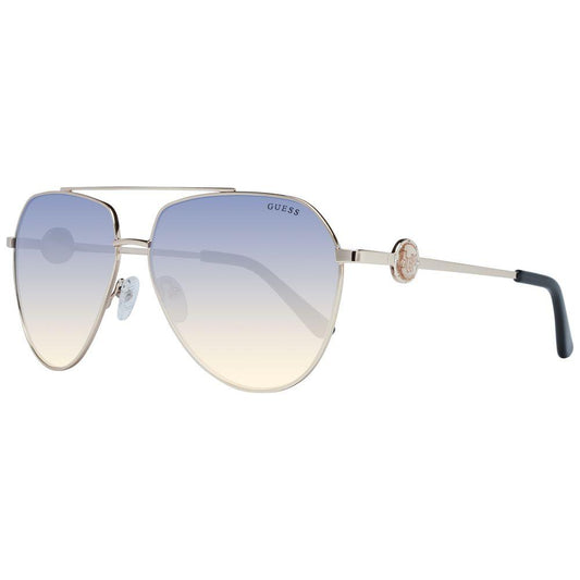 Gold Women Sunglasses Guess