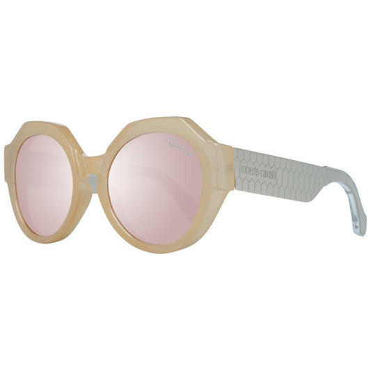 Roberto Cavalli Cream Women Sunglasses Roberto Cavalli