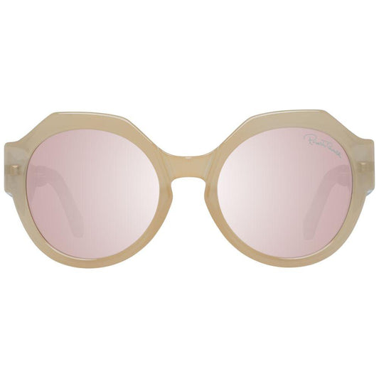 Roberto Cavalli Cream Women Sunglasses Roberto Cavalli