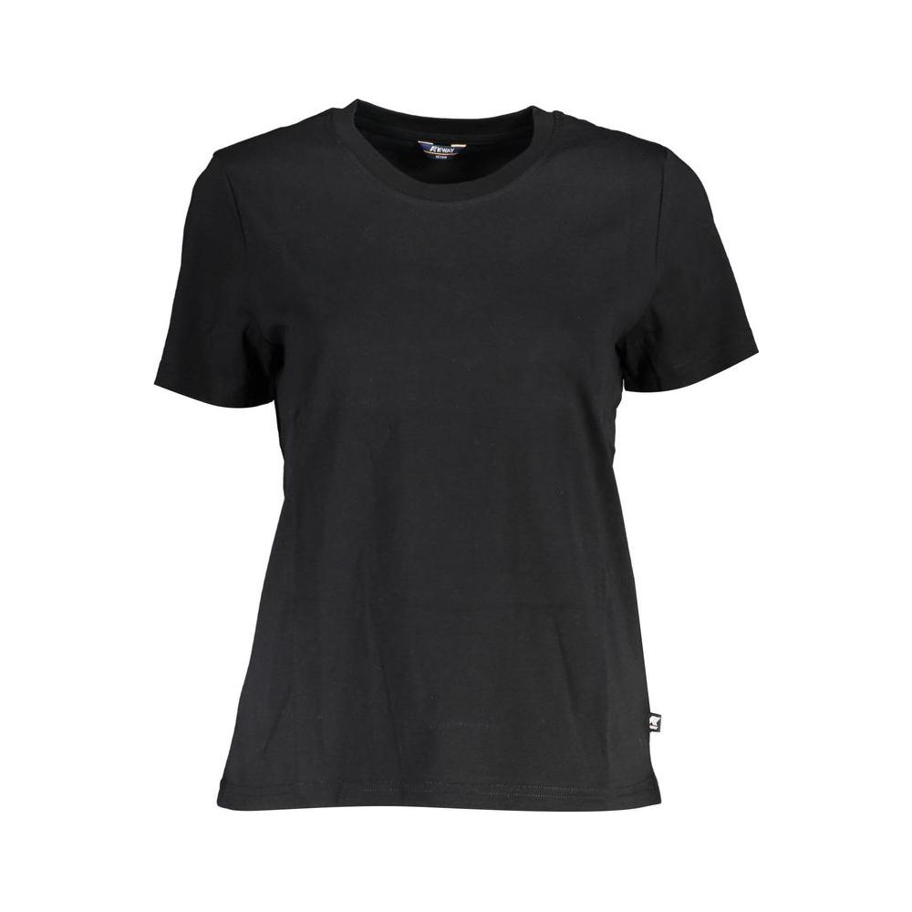 K-WAY Black Cotton Tops & T-Shirt K-WAY