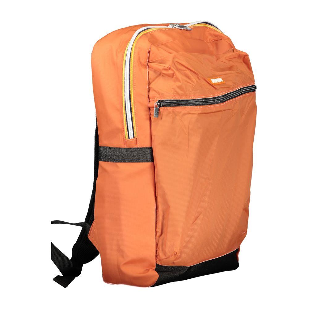 K-WAY Orange Polyester Backpack K-WAY