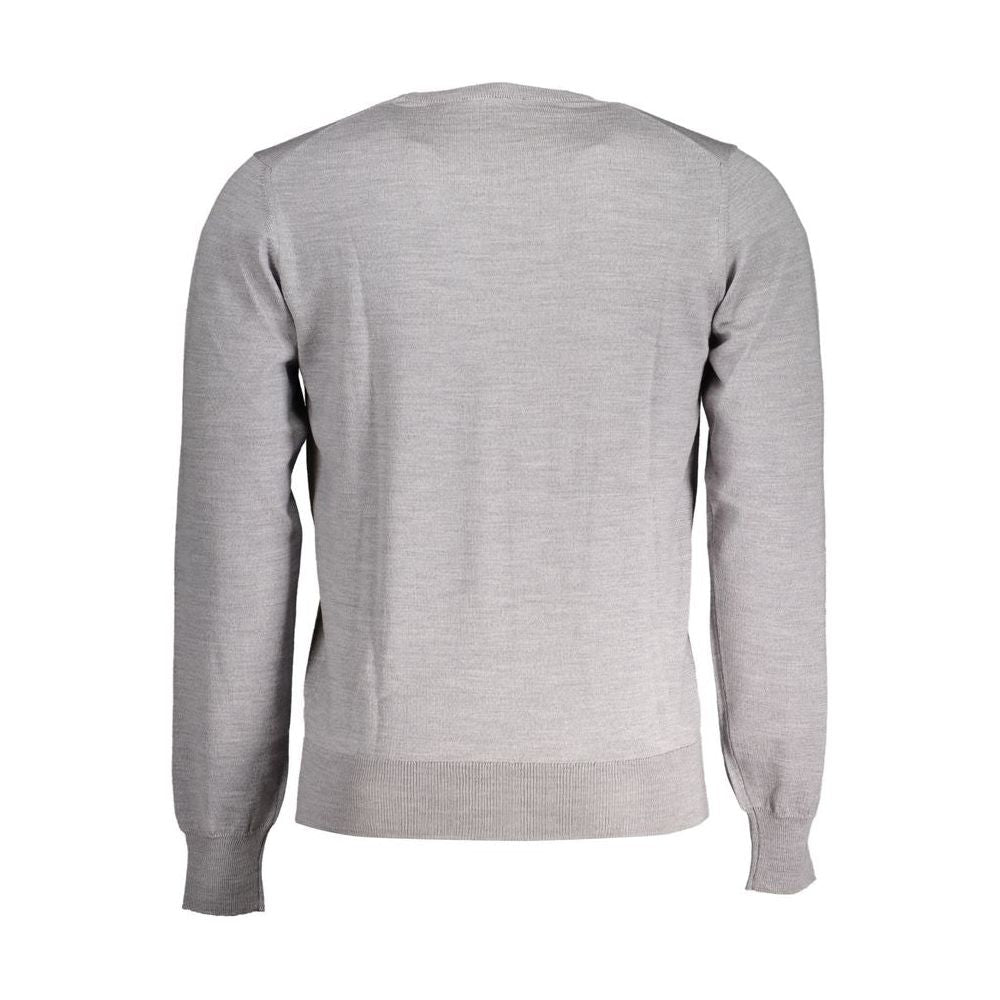 K-WAY Gray Wool Sweater K-WAY