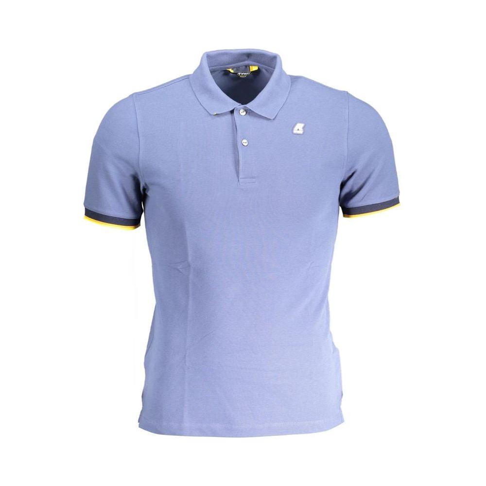 K-WAY Blue Cotton Polo Shirt